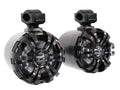 Rockville WB65 Black 6.5x22 600W Metal Marine Wakeboard Swivel Tower Speakers Y6291
