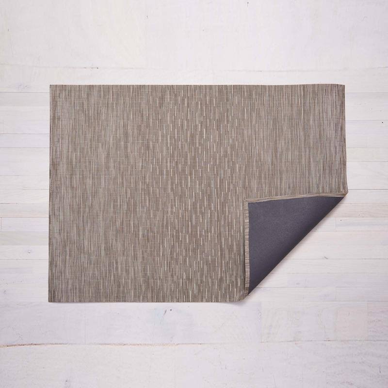Grey Flannel Woven Bamboo Rug G35818