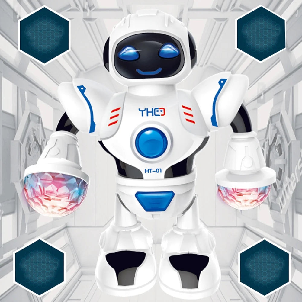 Fashion Intelligence Development Toys Robot Dancing Children Electric Light Music Model Toy C57598