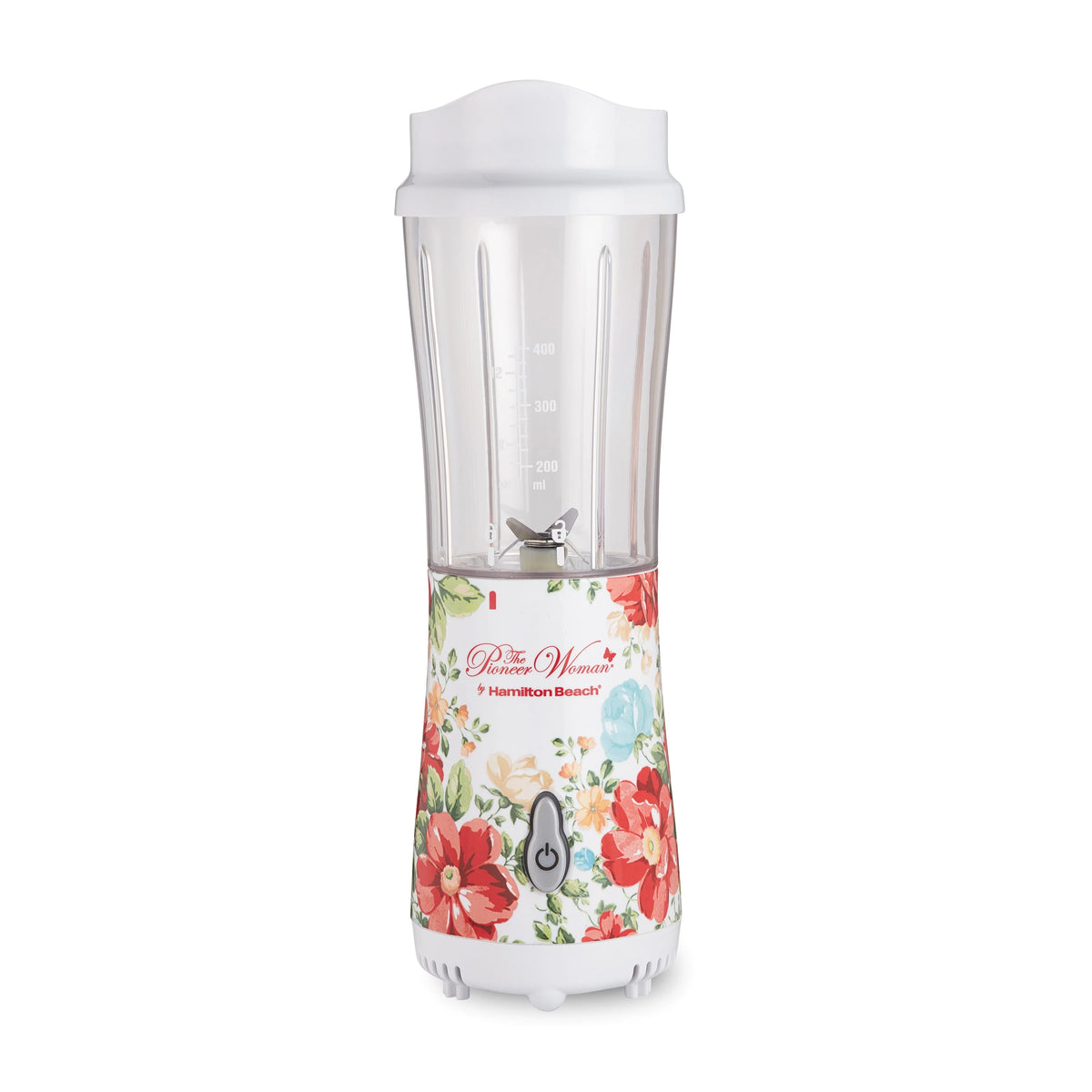 Vintage Floral Personal Blender with Travel Lid F6676