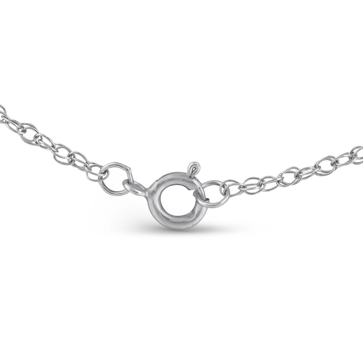 Natural Diamond Butterfly Pendant 18" Necklace J2050