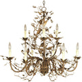 Etruscan Gold 9-Light Chandelier F9663