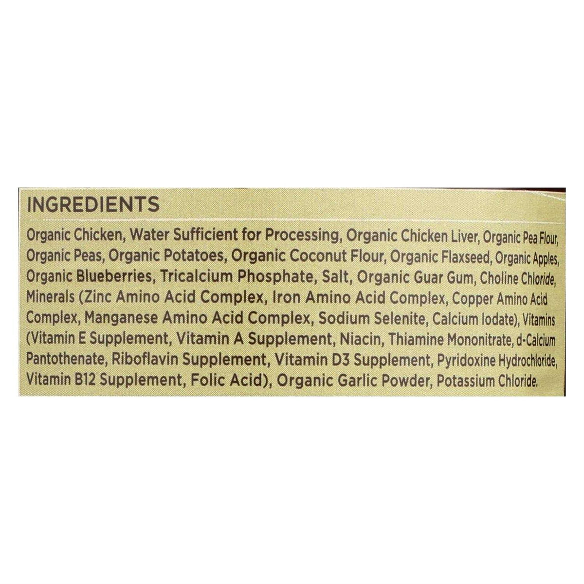 Organic Turkey Carrot Potato Formula Pet Supplies H17362