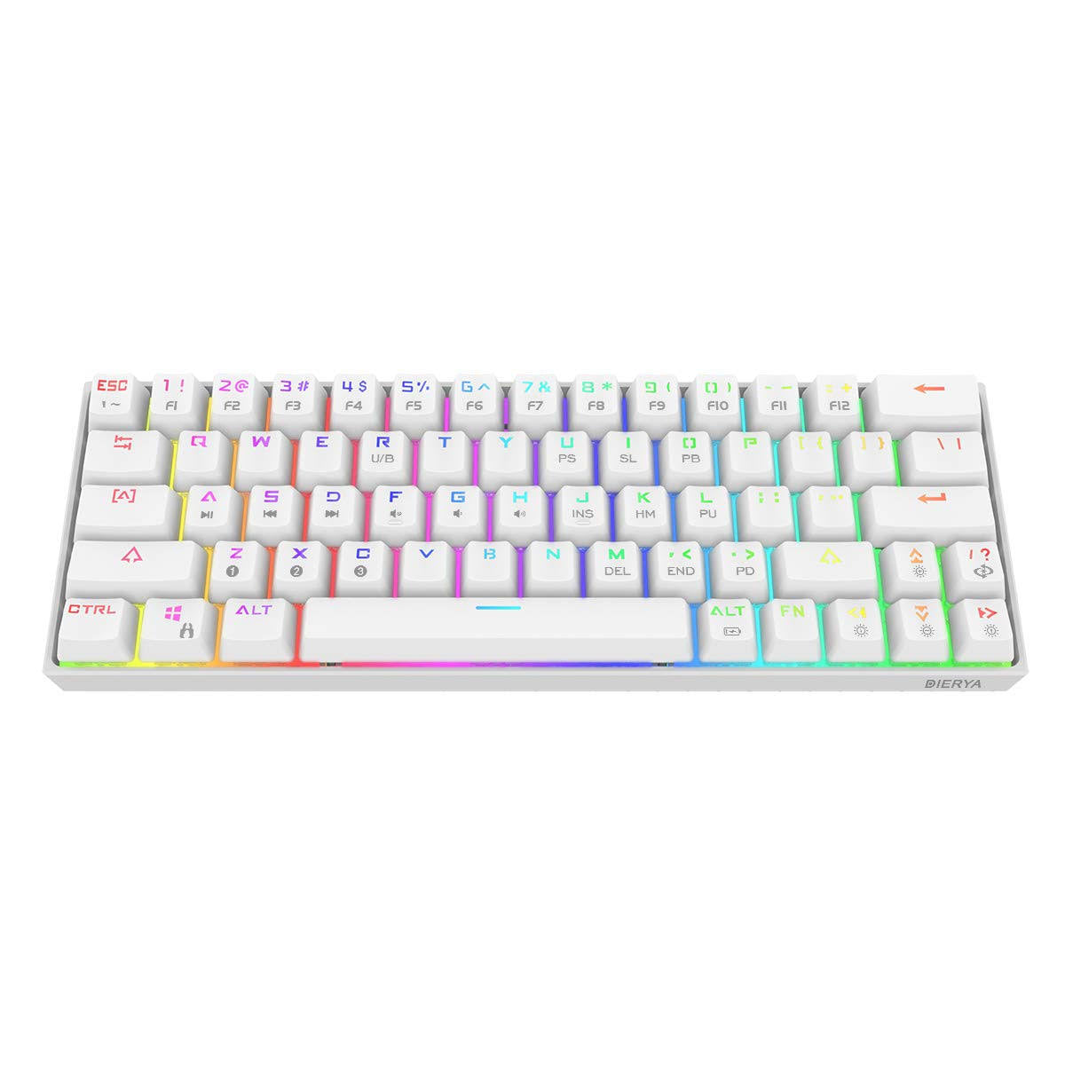 White 63 Key Mechanical Keyboard E55186