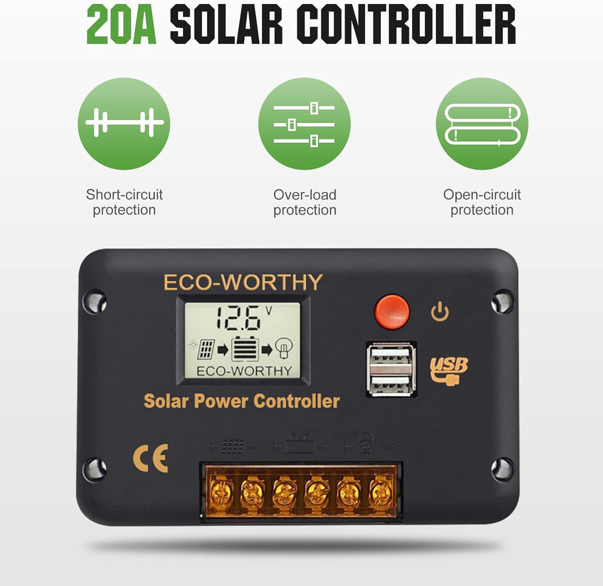 200 Watts Solar Panel Kit 12 Volt/24 Volt E78642