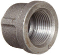 Malleable Iron Pipe Fitting Cap 3x22 NPT Female Black Finish O96342