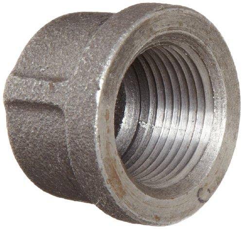 Malleable Iron Pipe Fitting Cap 3x22 NPT Female Black Finish O96342