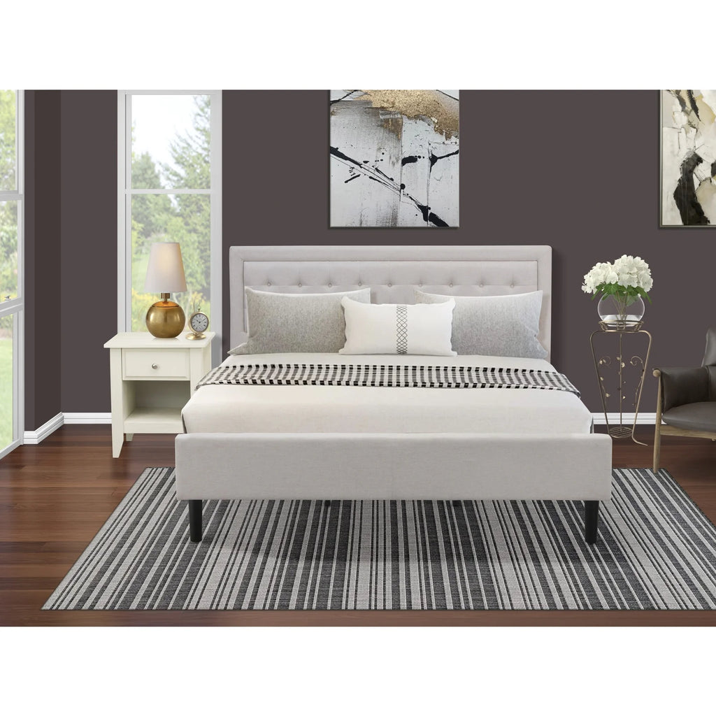 2-piece Wood Platform King Bedroom Set A236