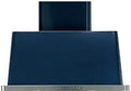 36 in. Blue Wall Mount Range Hood with 600 CFM Blower U17234