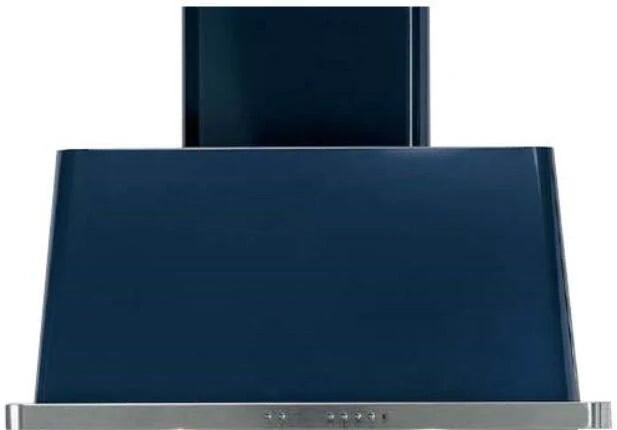 36 in. Blue Wall Mount Range Hood with 600 CFM Blower U17234