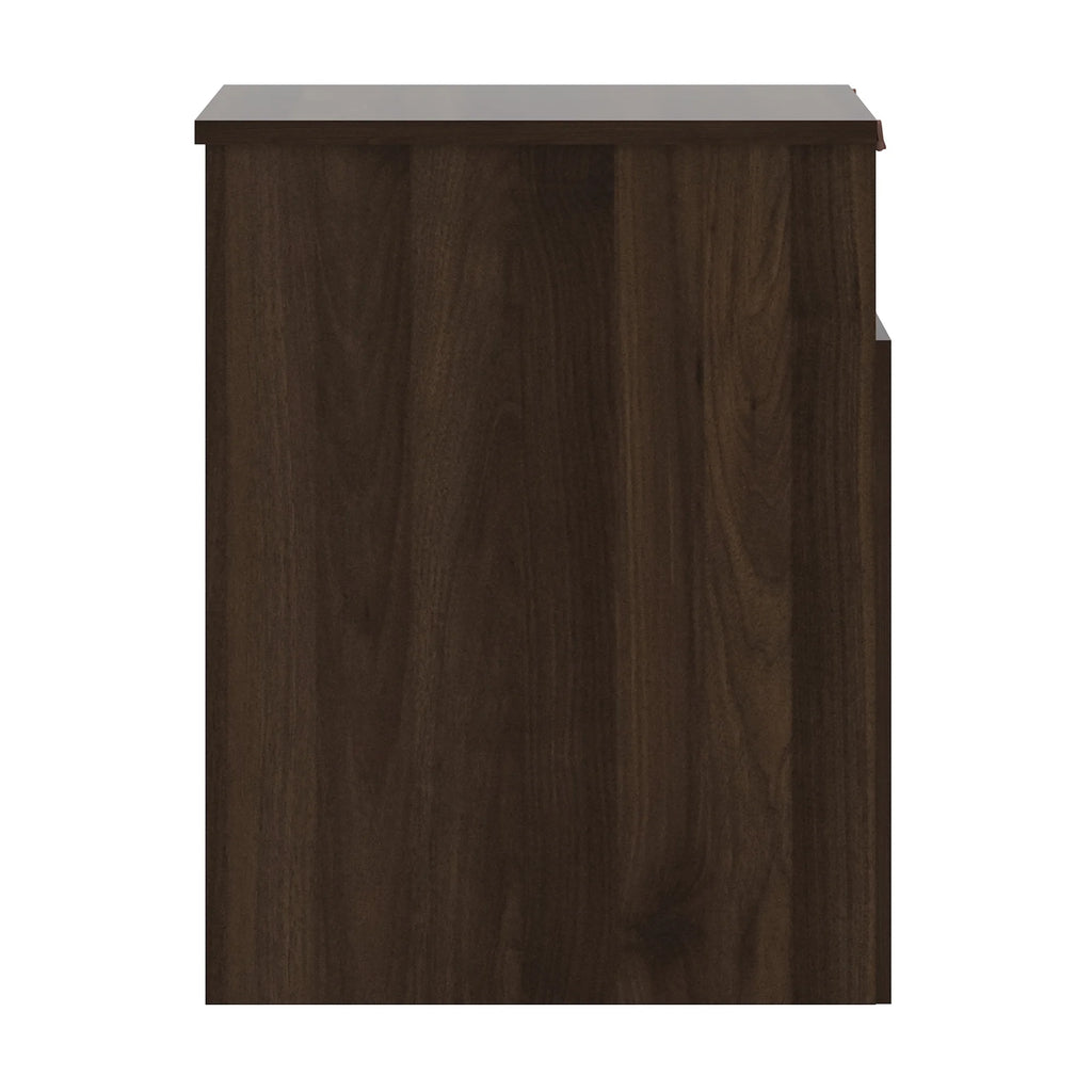 Dark Walnut Open Shelf Nightstand O39356