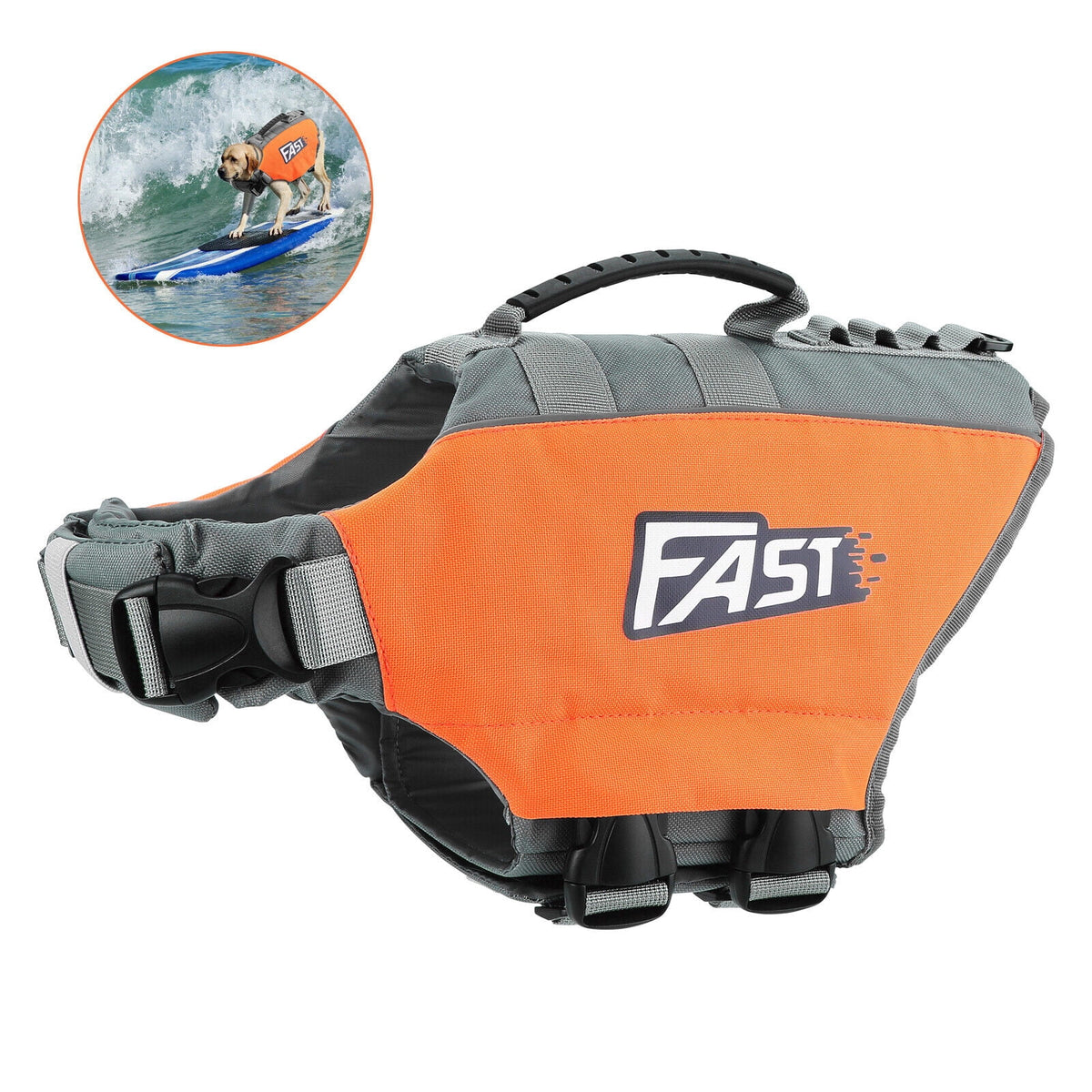 Reflective Dog Life Preserver Vest Y788262