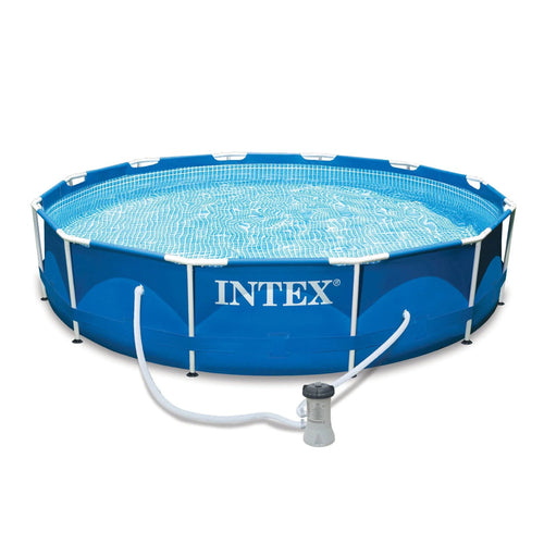 12'x30 Swimming Pool with Pump, Ladder, and Cover P683205