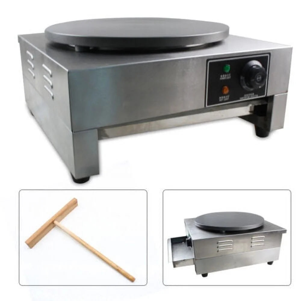 Commercial Electric Crepe Maker NonStick Hotplate Z773