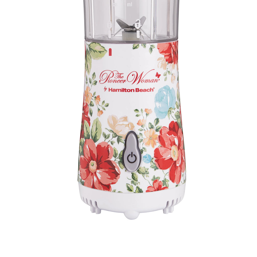 Vintage Floral Personal Blender with Travel Lid F6676