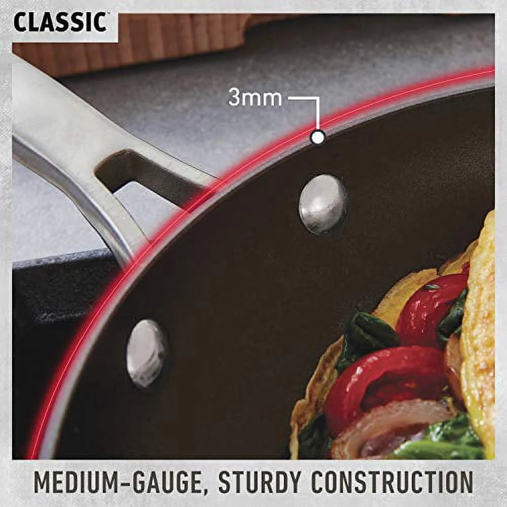 Grey 5 Quart Nonstick Saute Pan with Cover H816