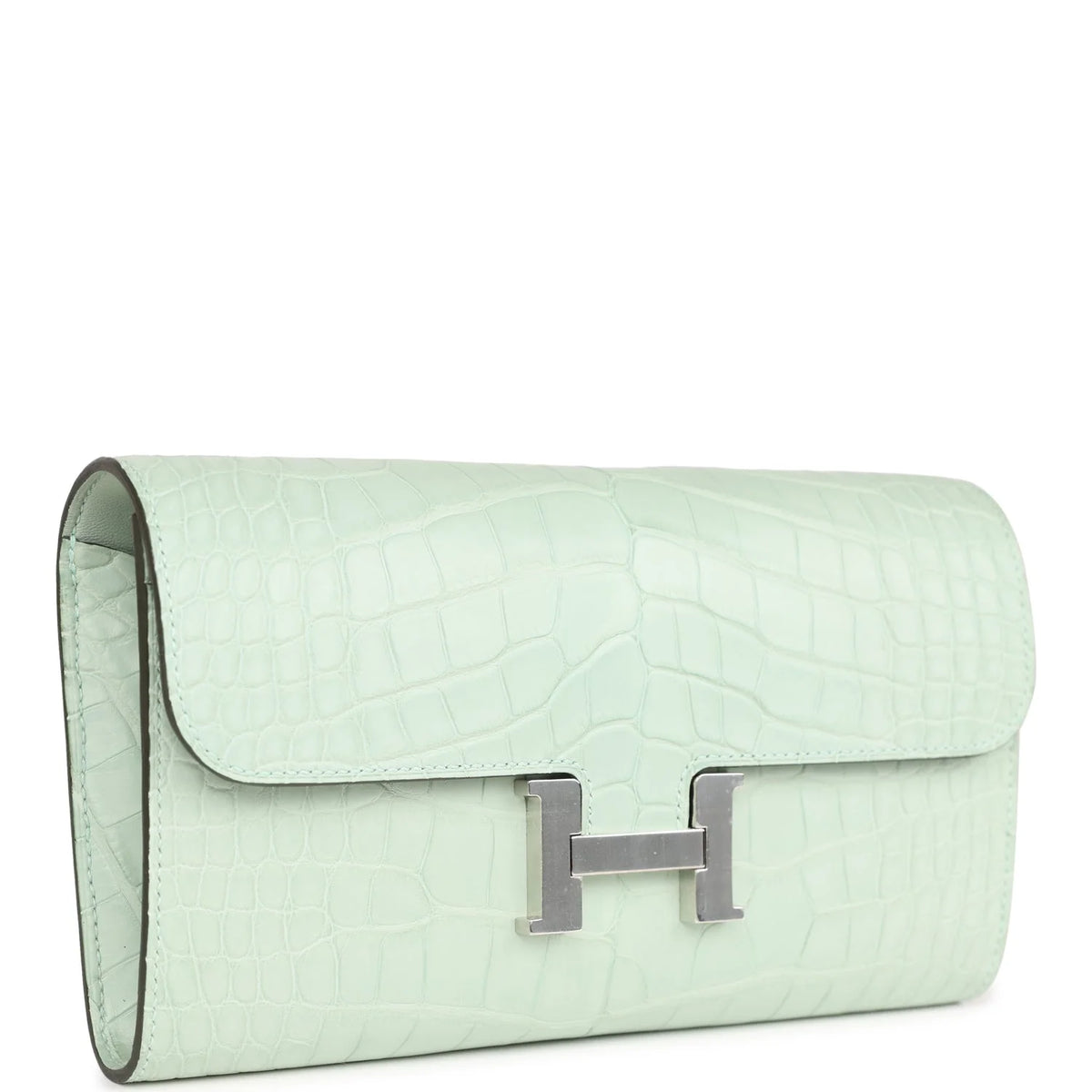 Vert D'eau Matte Alligator Wallet F53856