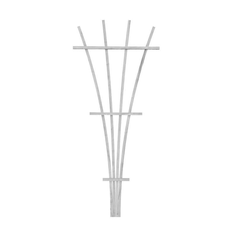 48 x 1.5 in. White Wood Vine Supports Case of 6 U7442