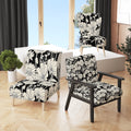 Upholstered Patterned Accent Chair and Arm Chair Y239509