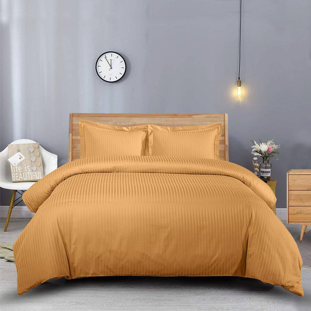 Striped 600TC Duvet Cover Set King/Calking F6452