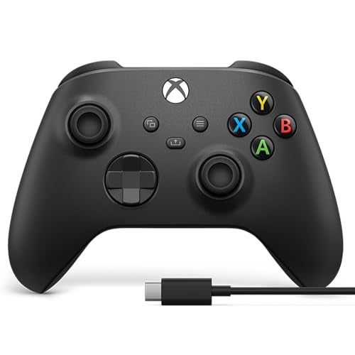 Carbon Black Wireless Gaming Controller with USB-C Cable O196