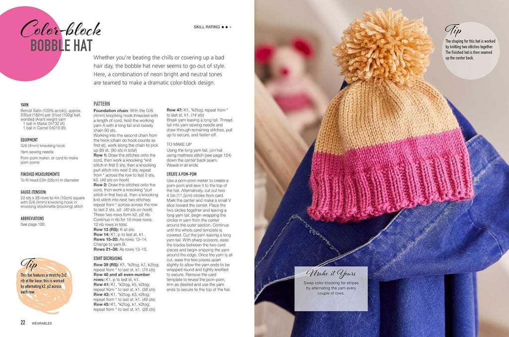 35 quick and easy patterns to knit with a crochet hook O5535