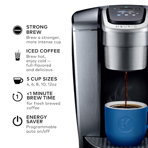 Brushed Silver Single Serve K-Cup Pod Coffee Maker S963818