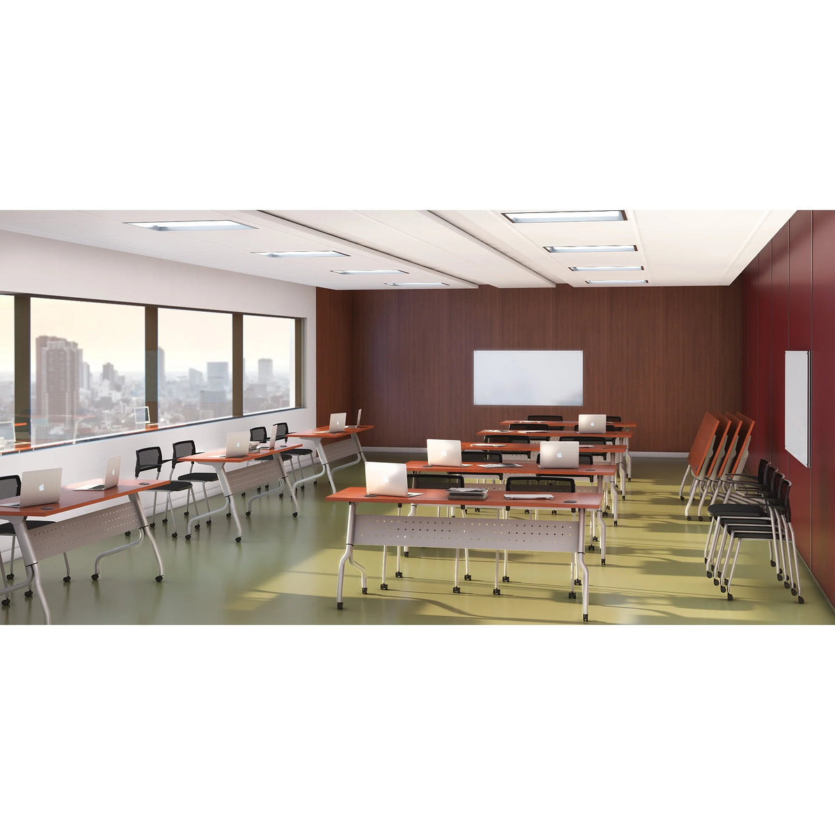 Cherry Flip Top Training Table P568