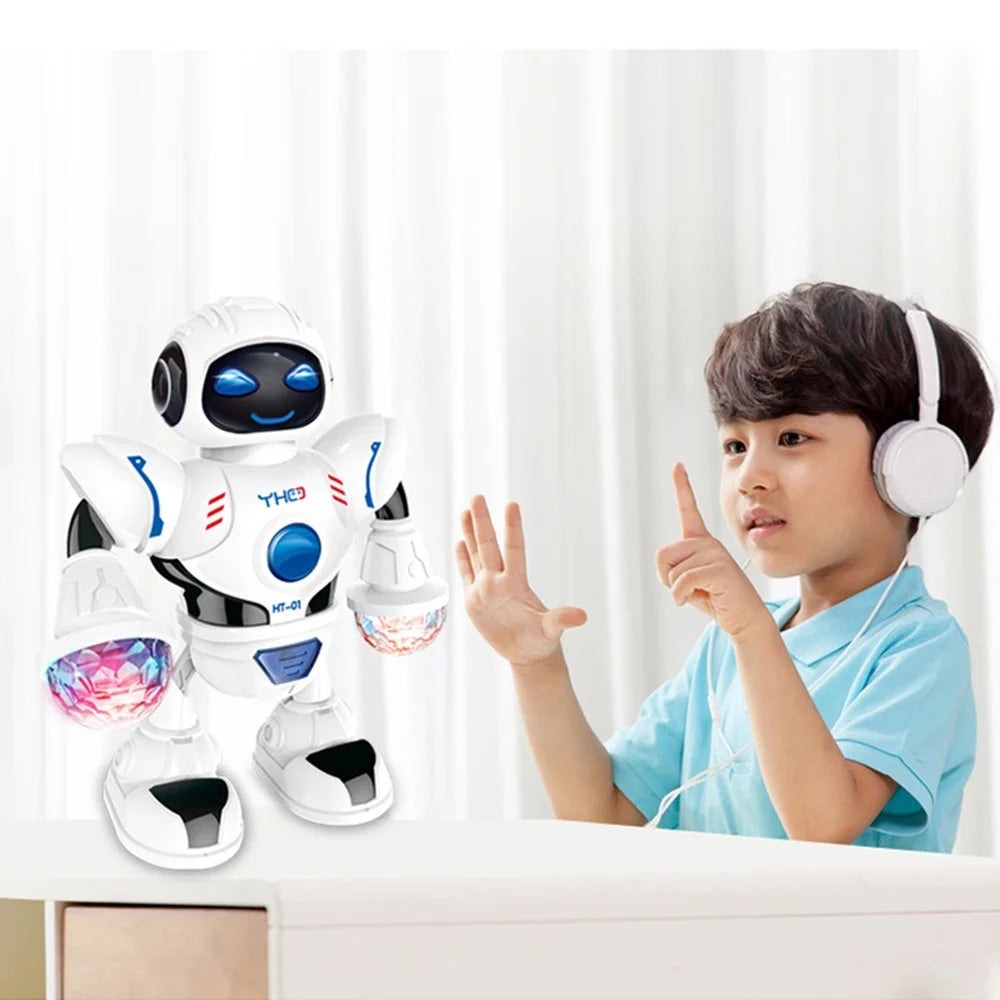 Fashion Intelligence Development Toys Robot Dancing Children Electric Light Music Model Toy C57598