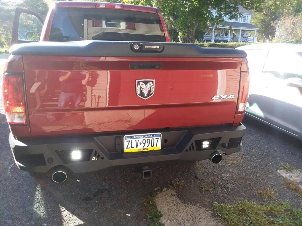 Black Rear HD Bumper Q7887