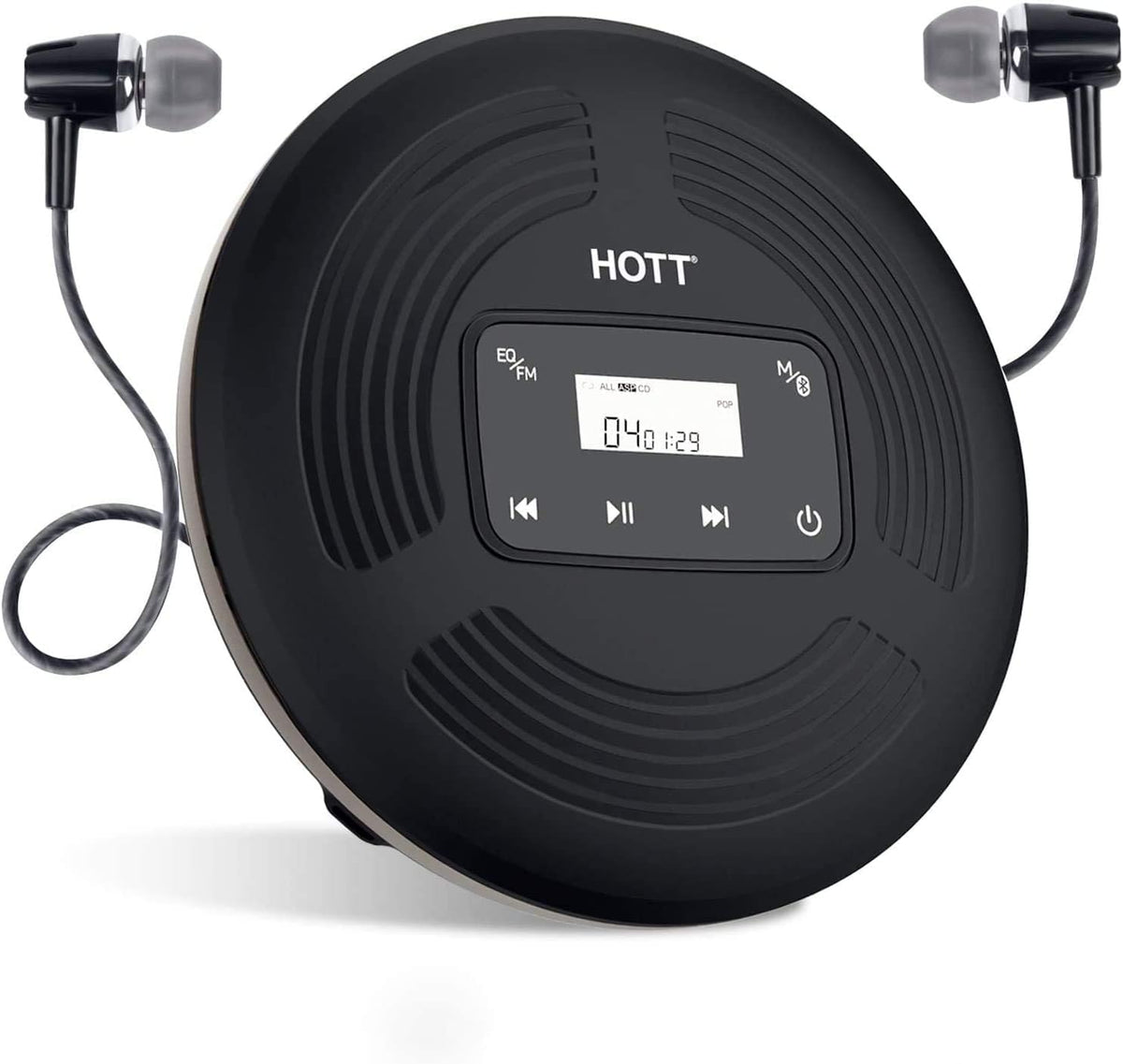 Portable CD Player Bluetooth with FM Transmitter, 1800mah Battery, Pack of 2 P867992