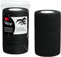 Black 4" Bandaging Tape, 12 Rolls N6498