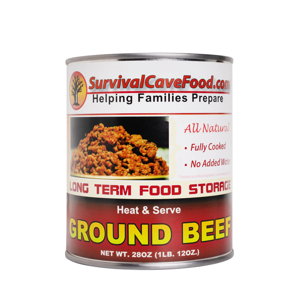 Canned Ground Beef 28 oz 12 cans T34852