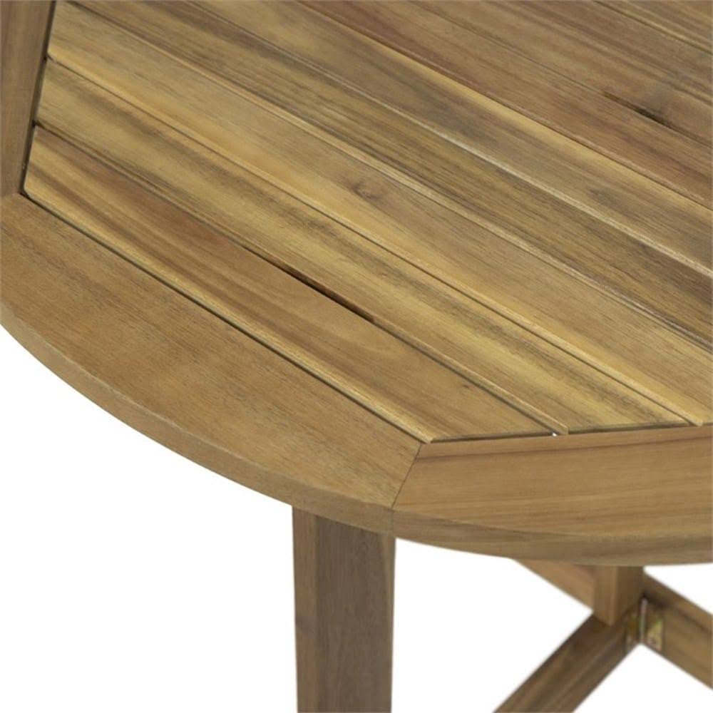 Acacia Wood Folding Bistro Table S6970