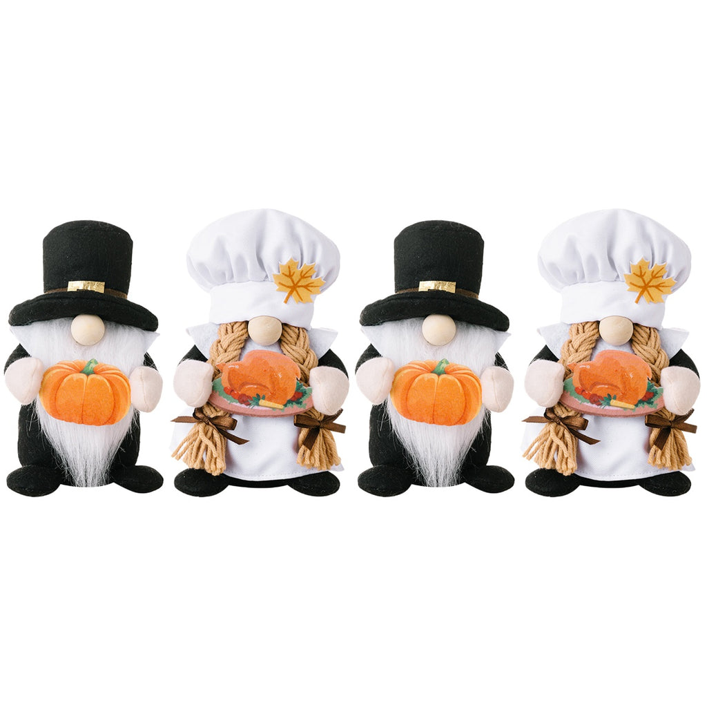 Maple Leaf Gnome Tabletop Decor N5391