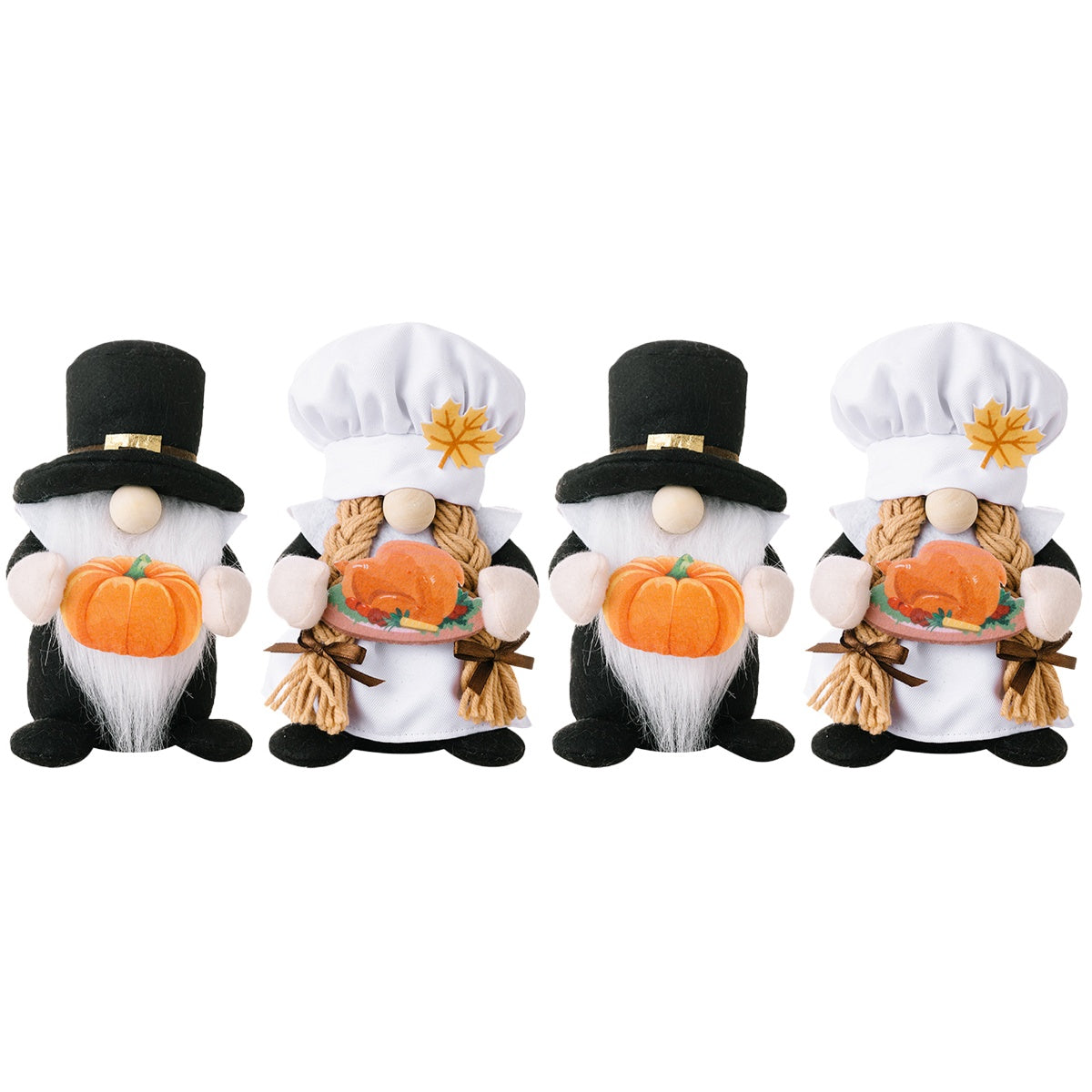 Maple Leaf Gnome Tabletop Decor N5391