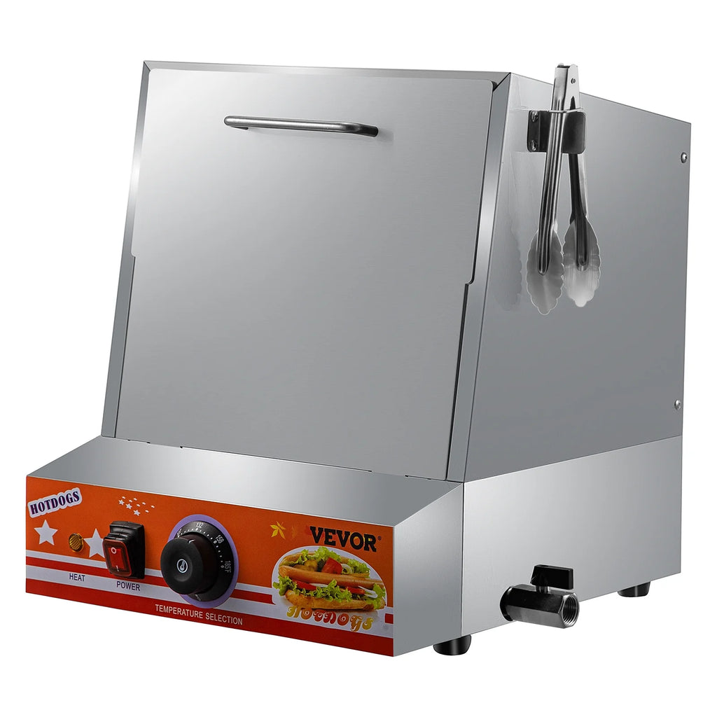 36L Stainless Steel Hot Dog Steamer F891923
