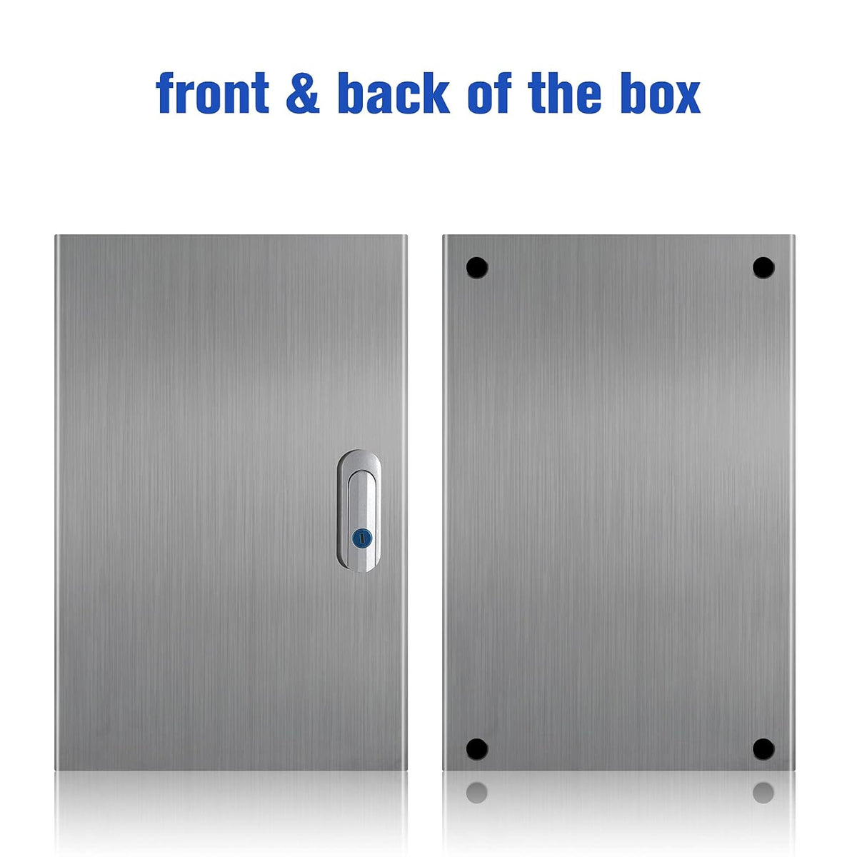 304 Stainless Steel IP65 Waterproof Junction Box with Lock P44094