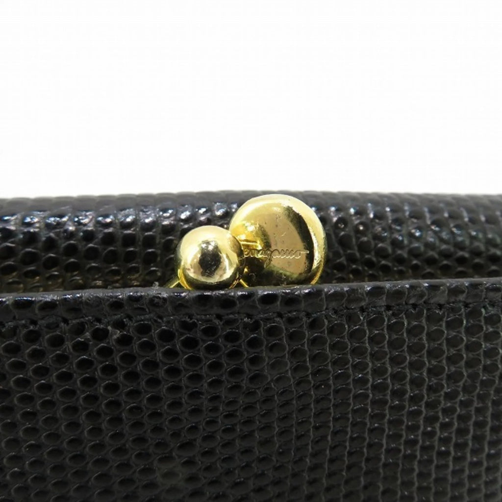 Pre-Owned Black Bifold Wallet V108223