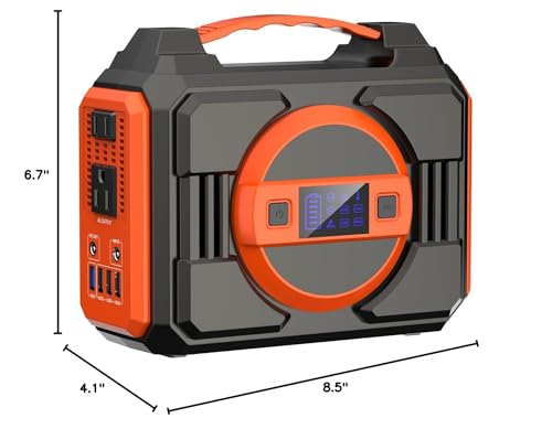 Portable Solar Generator 300W 220Wh with 40W Solar Panel G1525