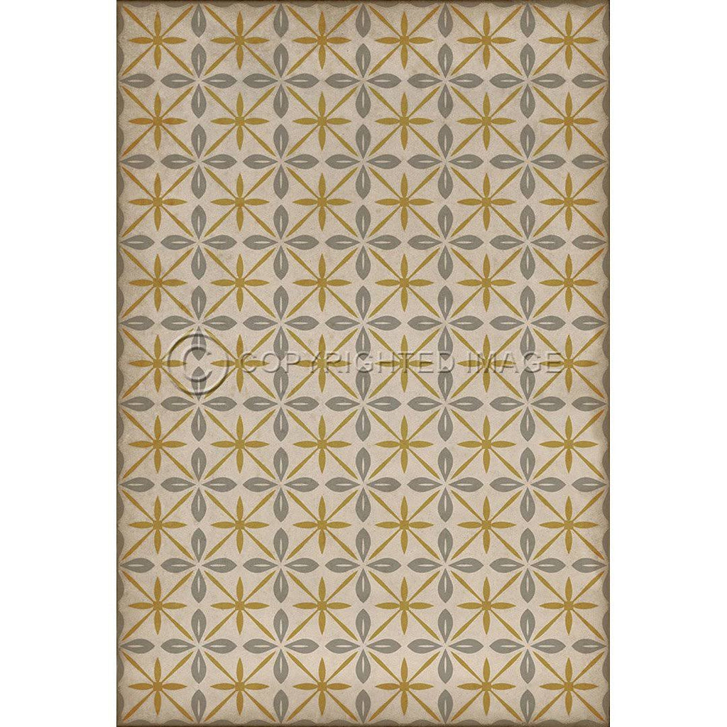 Pattern 81 Vinyl Floorcloth, 38in x 56in C340