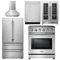 30 Electric Range, Range Hood, Refrigerator, Dishwasher, Wine Cooler R3884