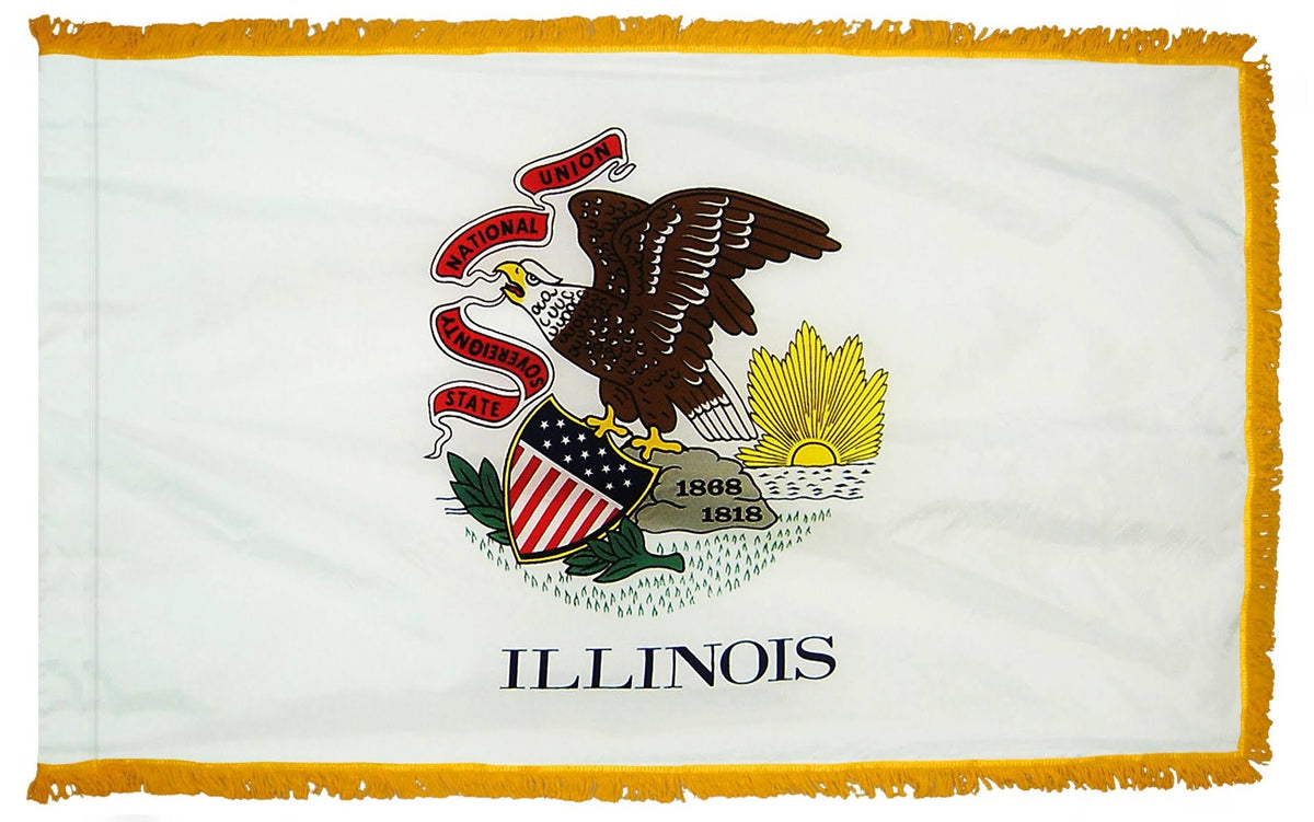 4ft. x 6ft. Fringed Flag with Side Pole Sleeve V4188