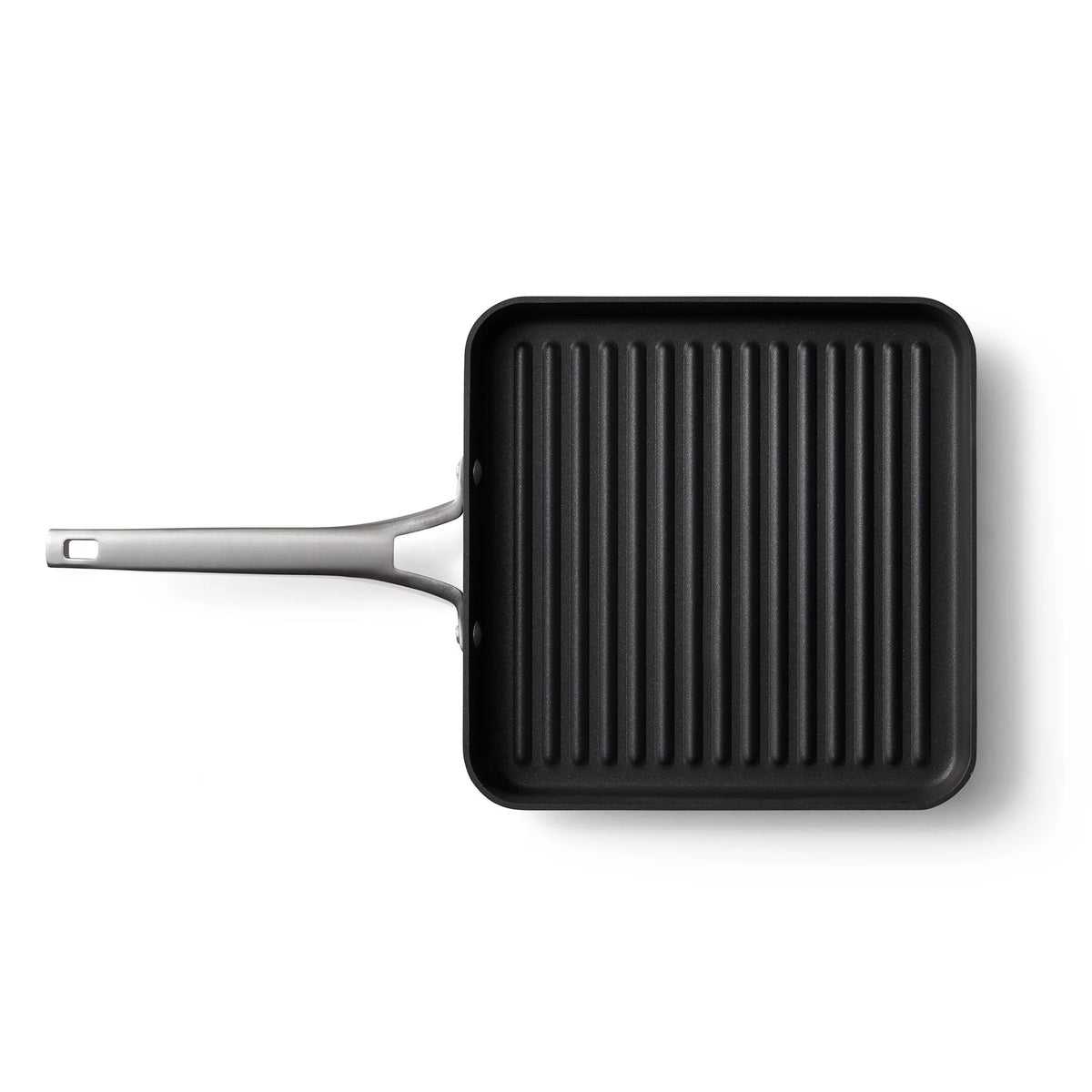 Black 11-Inch Nonstick Square Grill Pan I312