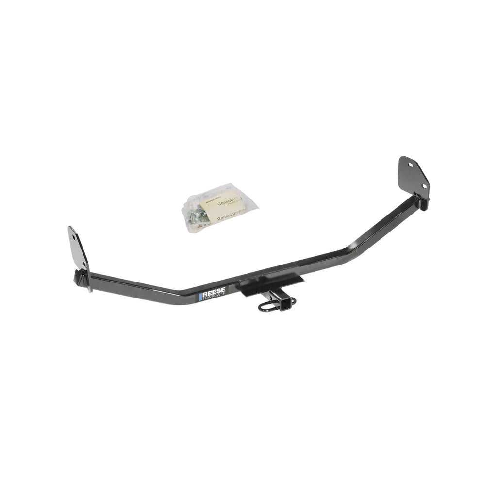 Class 1 Trailer Hitch, 1-1/4 Inch Square Receiver, Black T425