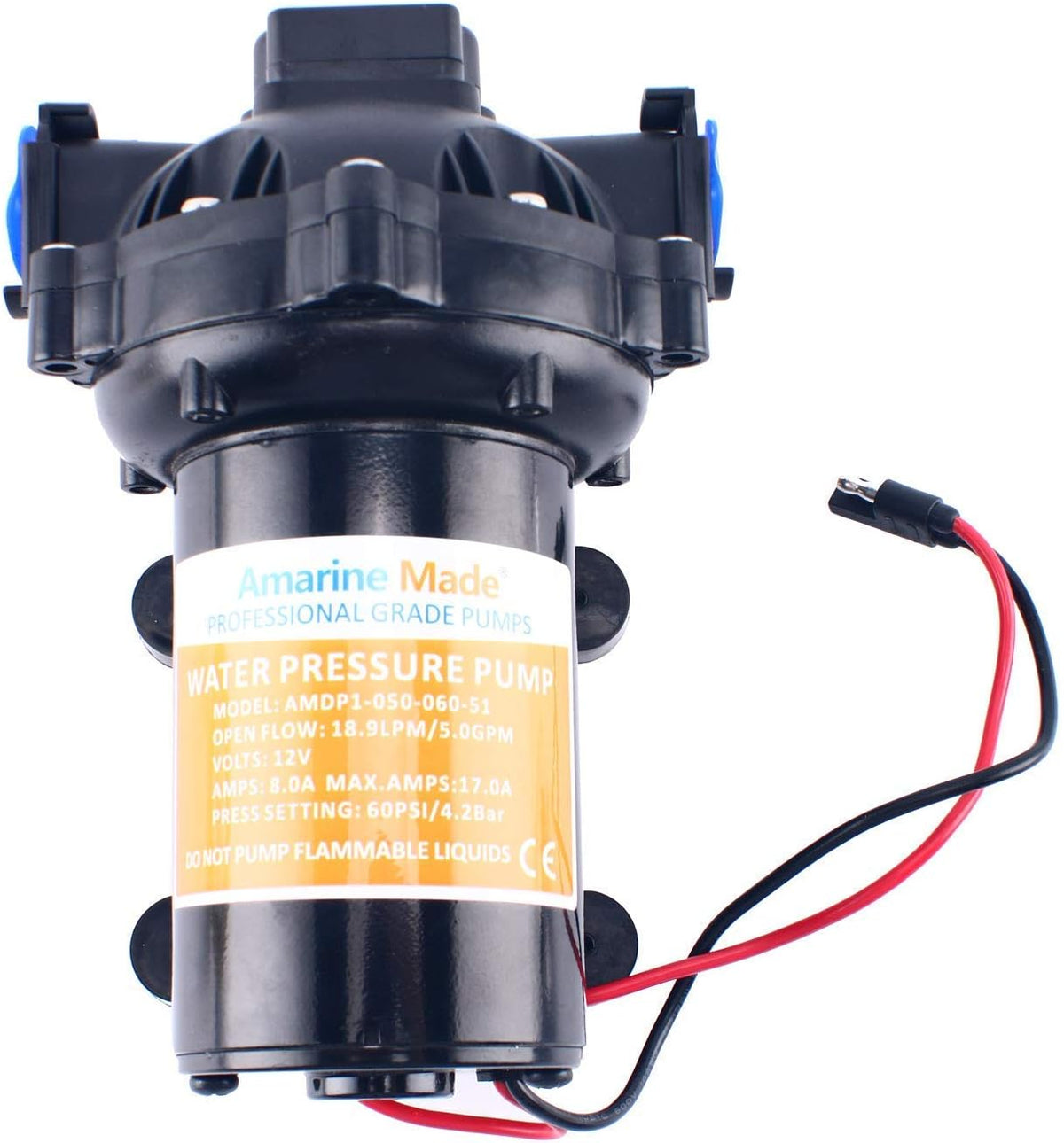 12v Water Pressure Diaphragm Pump 60 Psi Pack of 2 H359
