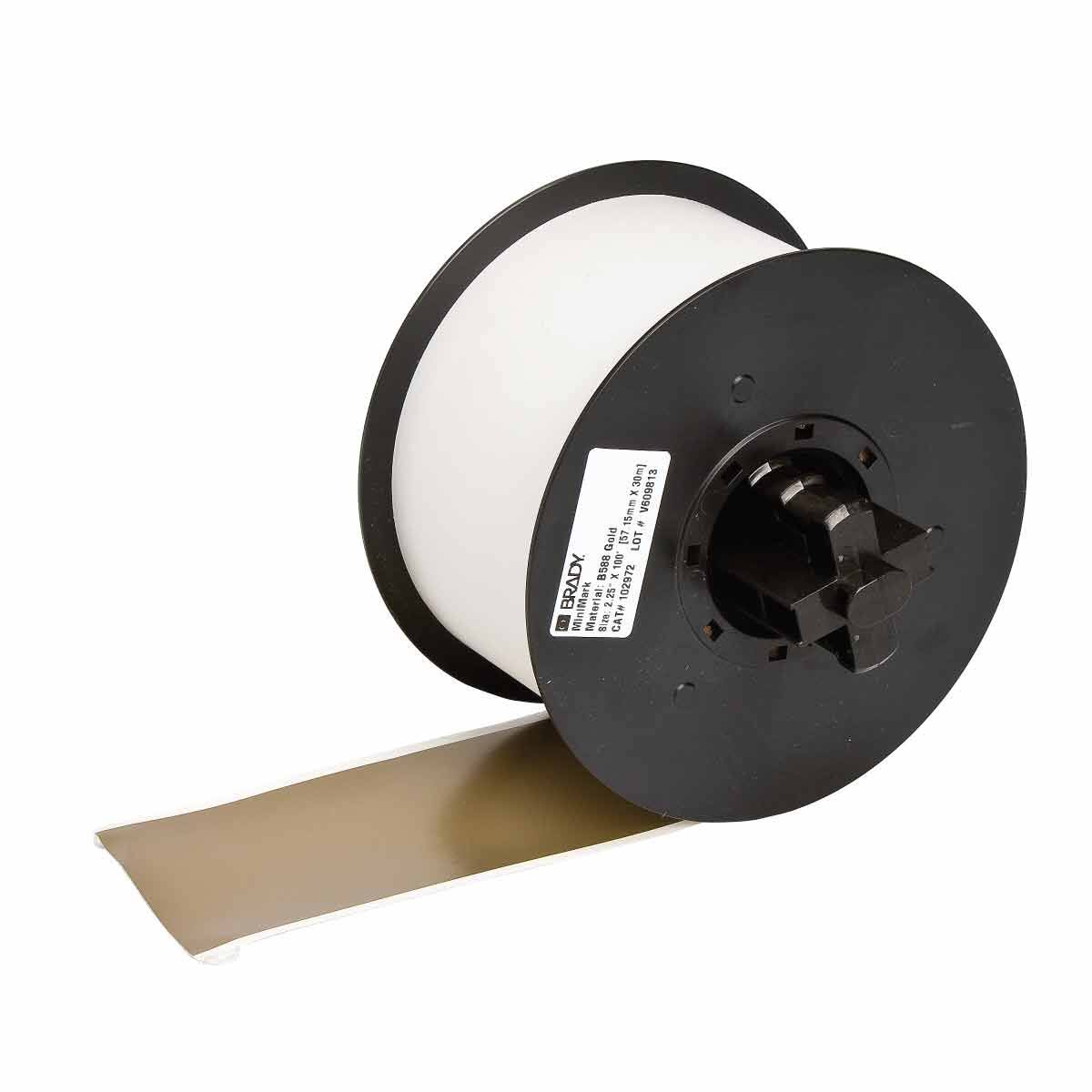 Tape Cartridge, Gold, 100 ft. B918885