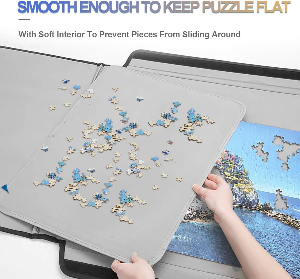 1500 Piece Jigsaw Puzzle Board with Non-Slip Surface Y249088