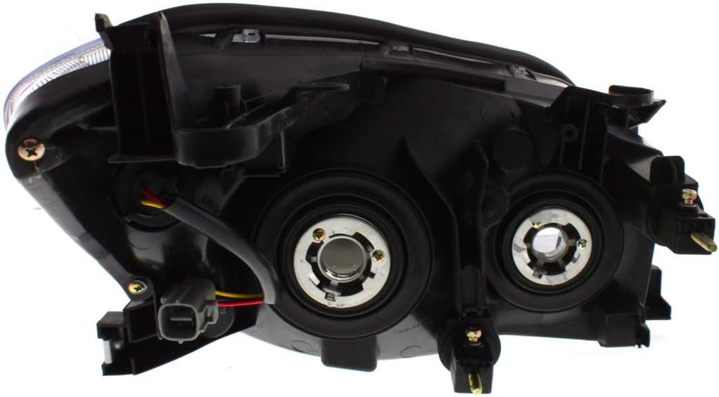 Black Bezel Headlight Assembly Pair X8210
