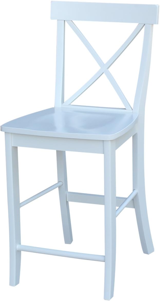 24 inch Pecan Barstool P607